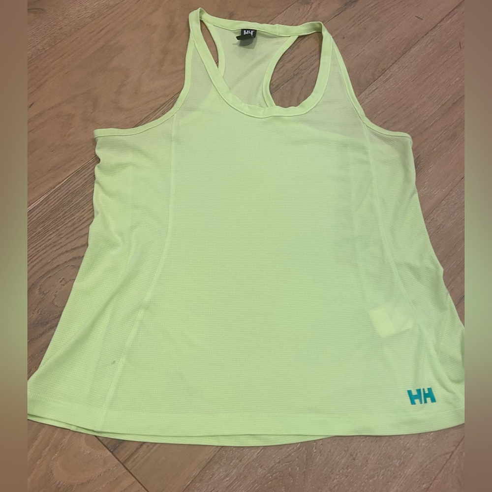 Helly Hansen Bright Green Workout Tank Top